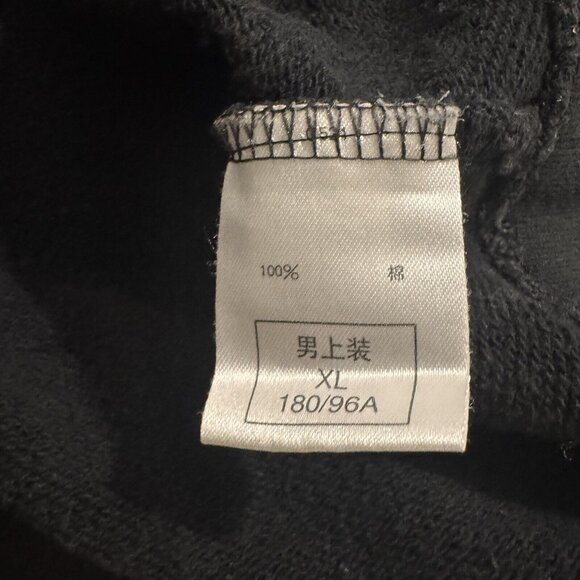 Vintage 2000's Nike Just Do It Paint Splatter Black Crew Neck Sweatshirt L-XL - Picture 9 of 9